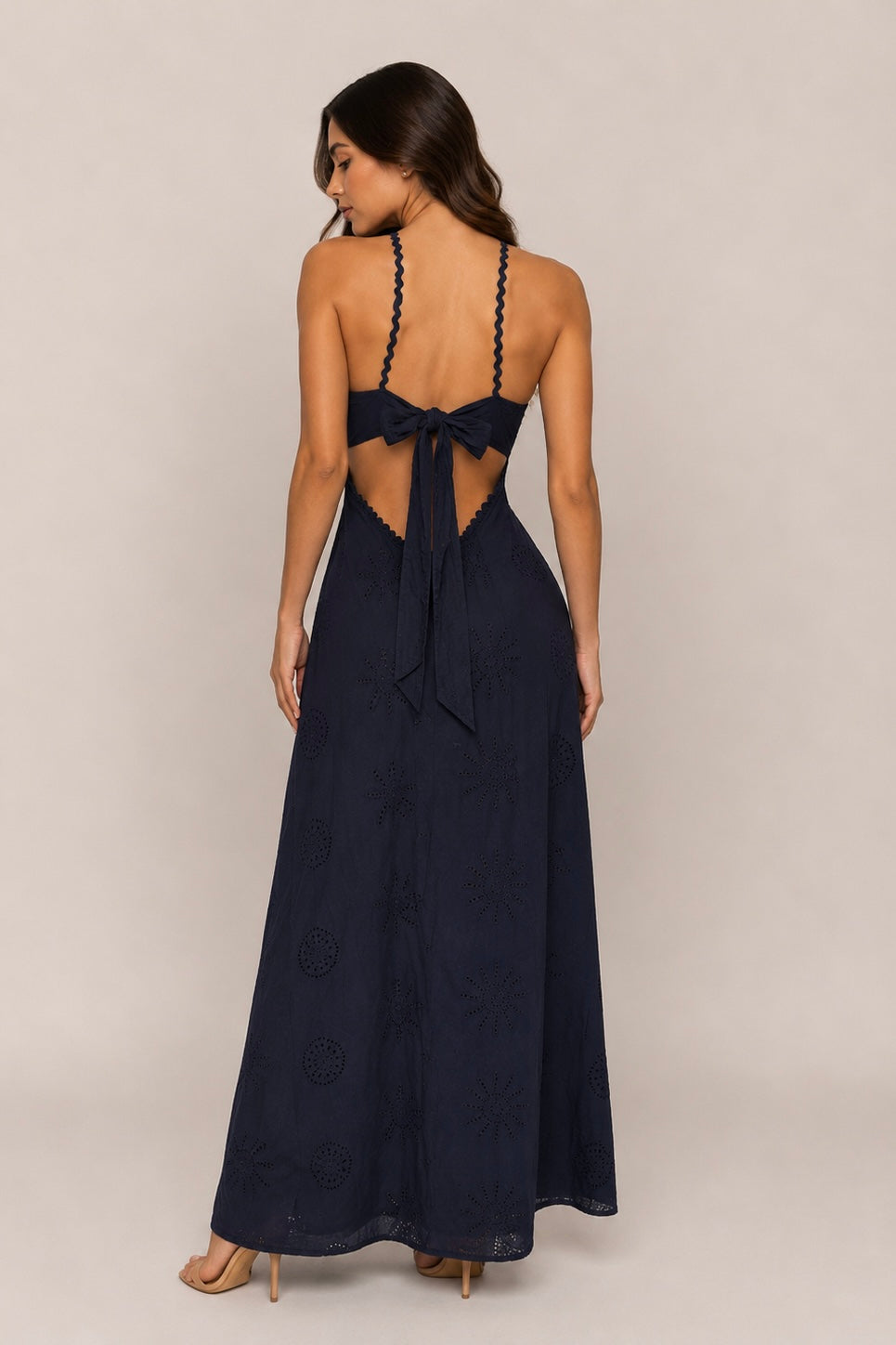 XANDY NAVY MAXY DRESS