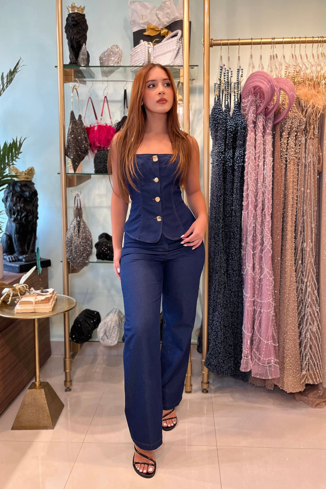 XYRA TAILORED PANT SET