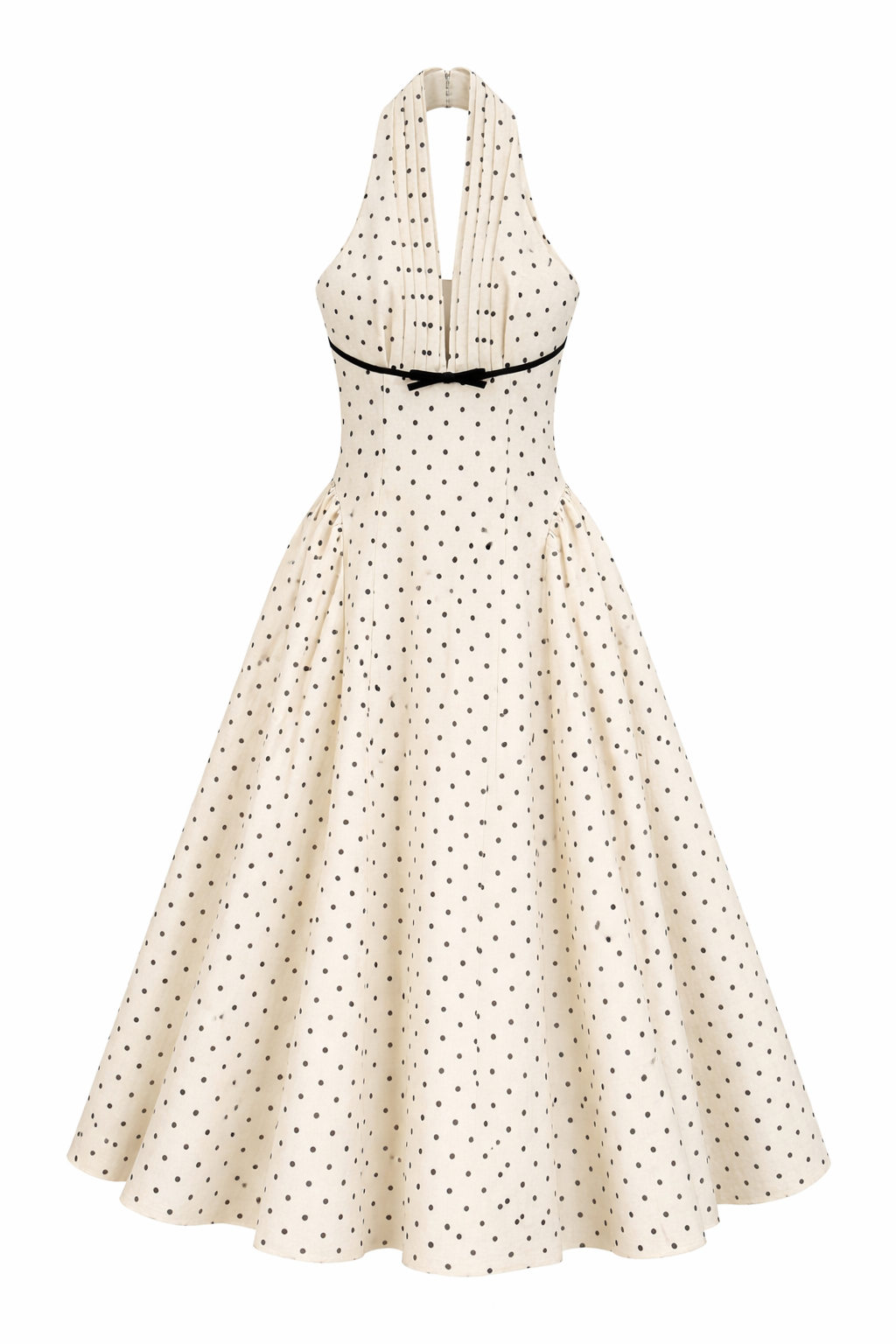 IDALIZ BLACK DOT MAXI DRESS