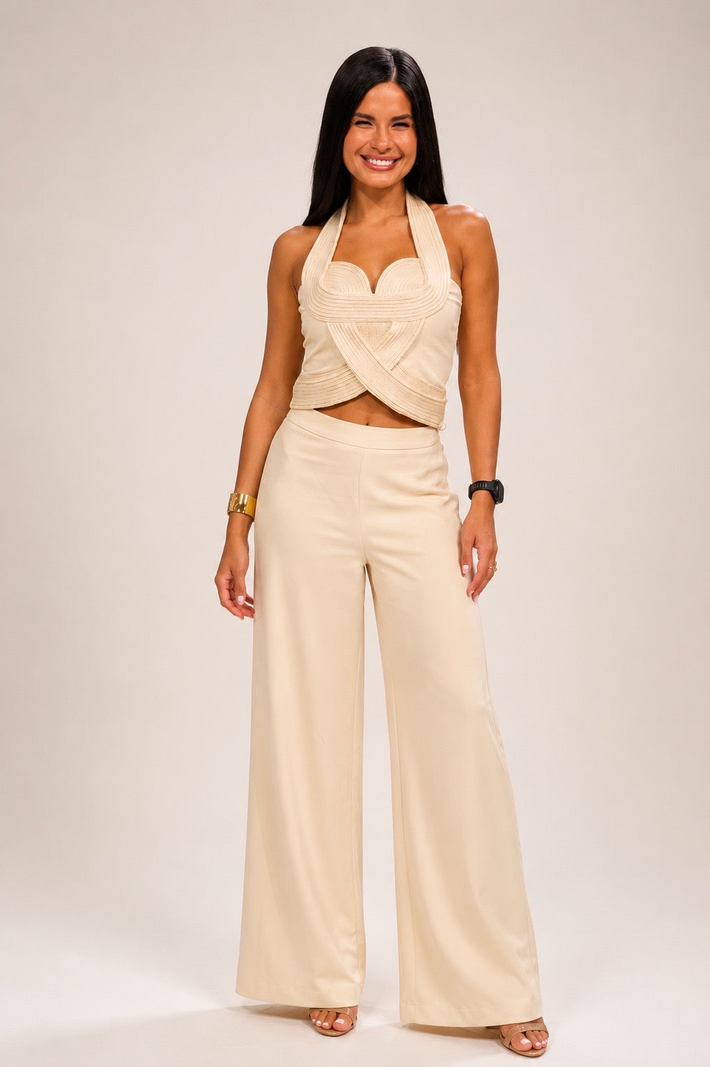 SORAIDA BUTTER PANT SET