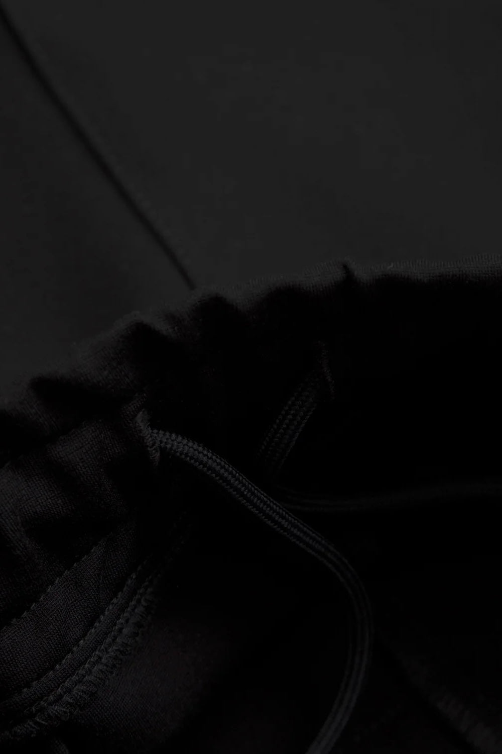W BASIC WIDE STRAIGHTPANTS BLACK