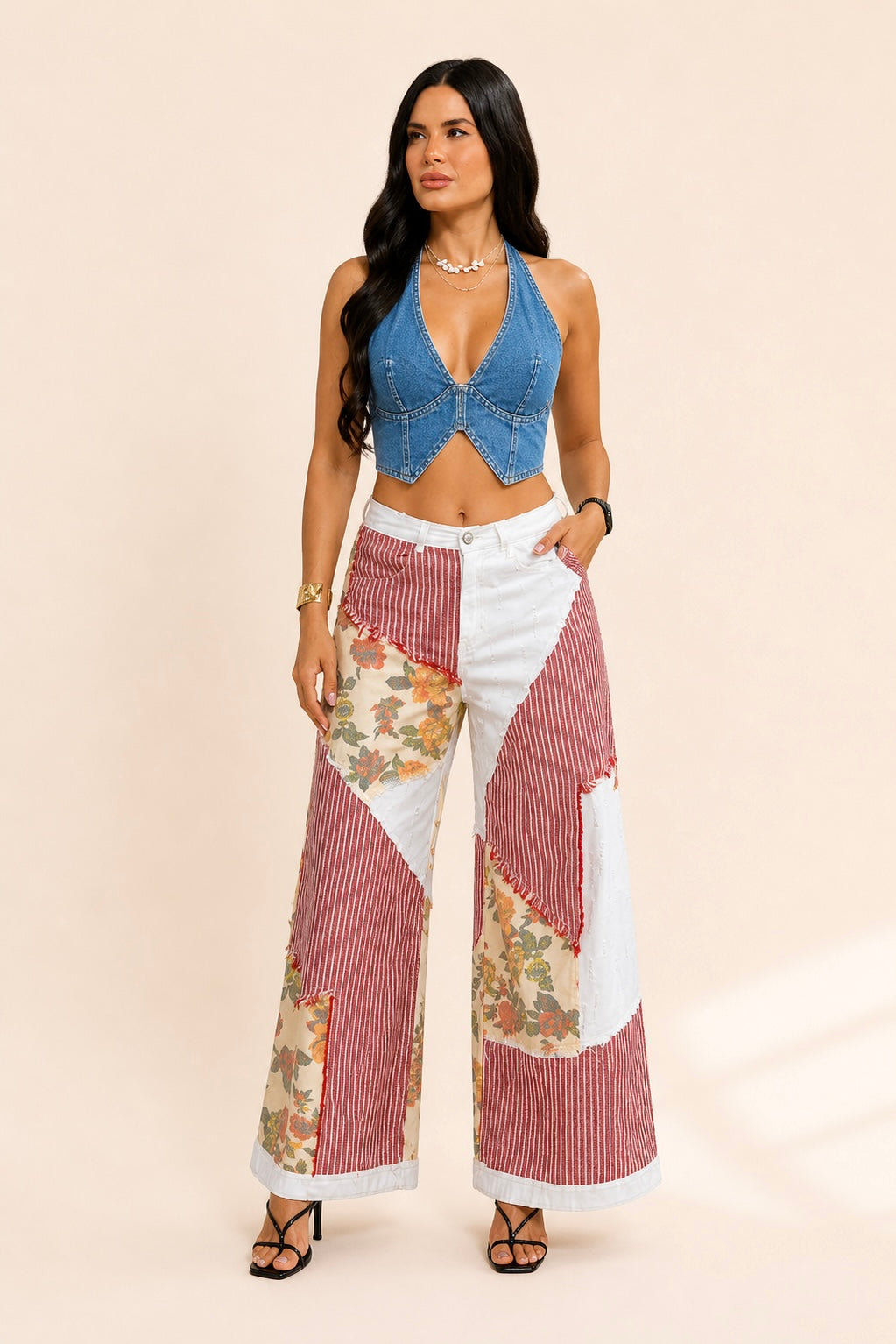 MARLEY RED VINTAGE PANTS