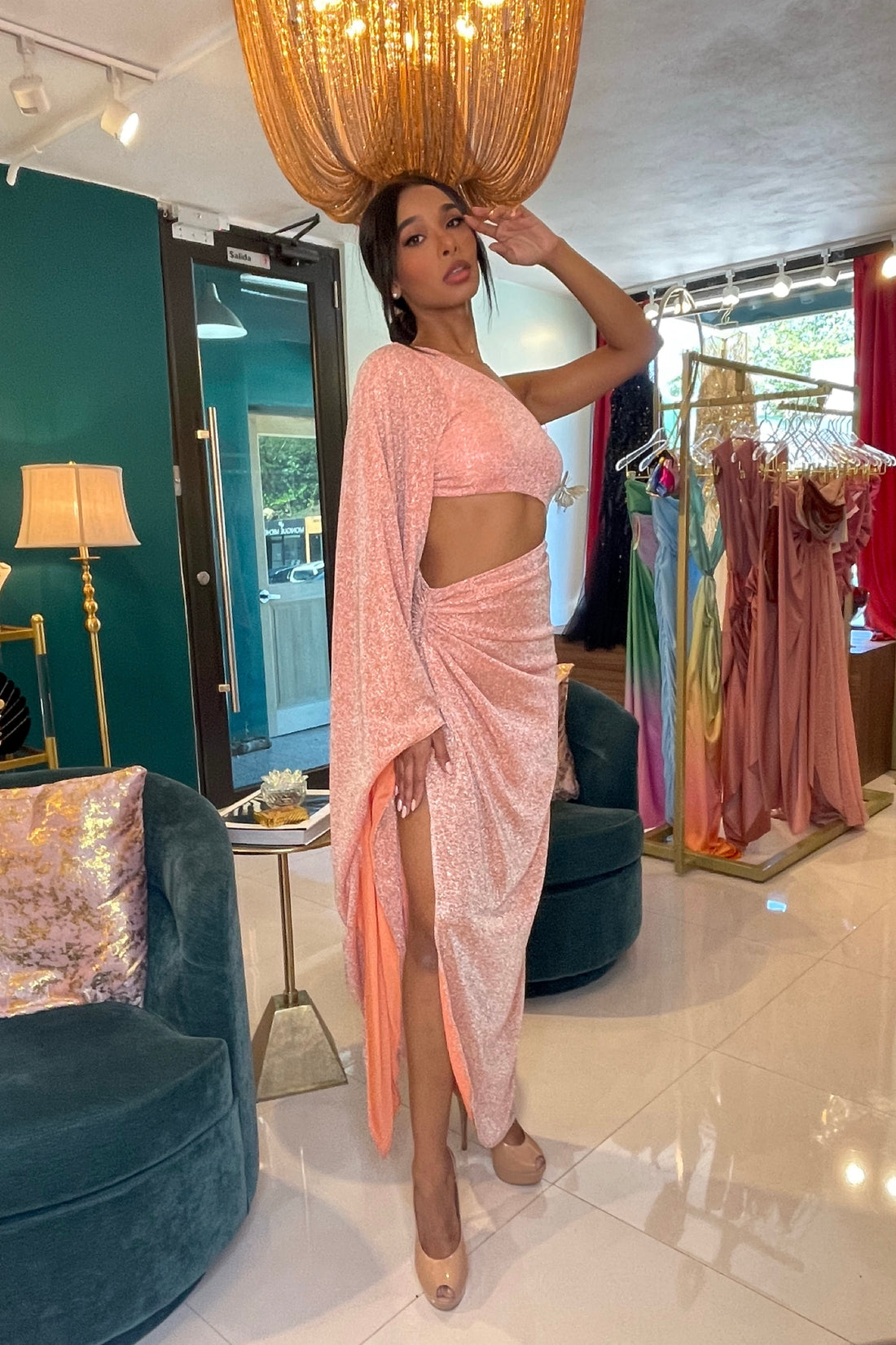 NELA DRESS COPPER