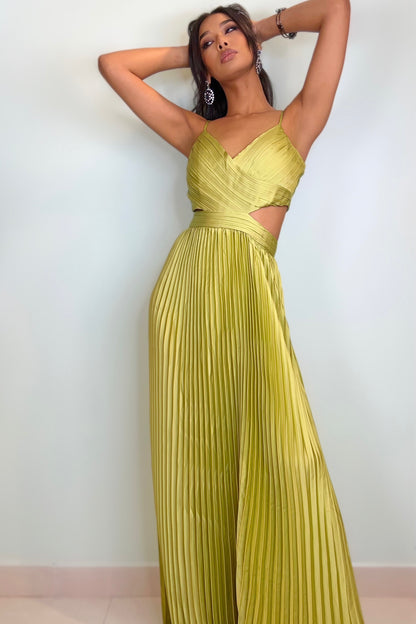 LILLIAN LIME DRESS