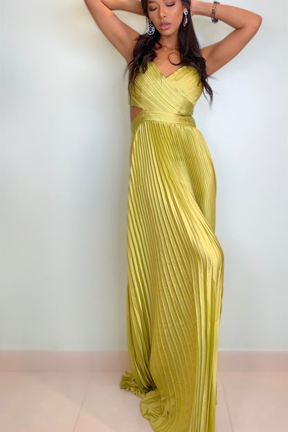 LILLIAN LIME DRESS