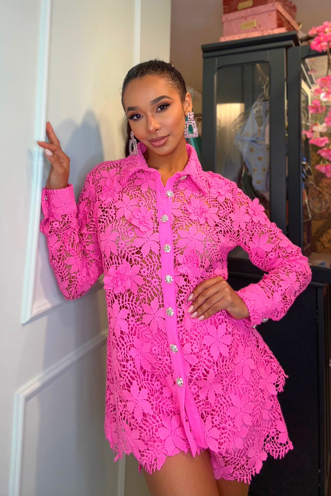LAURELL LACE SET