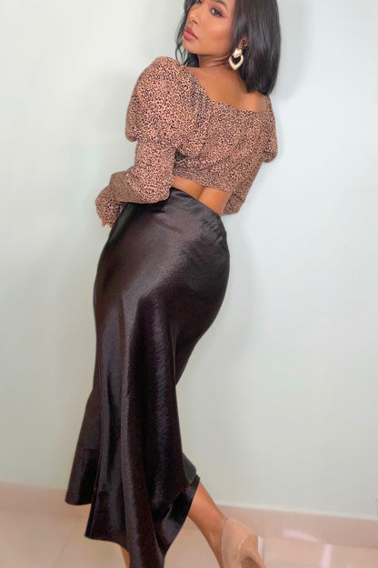 RAISA SILK SKIRT