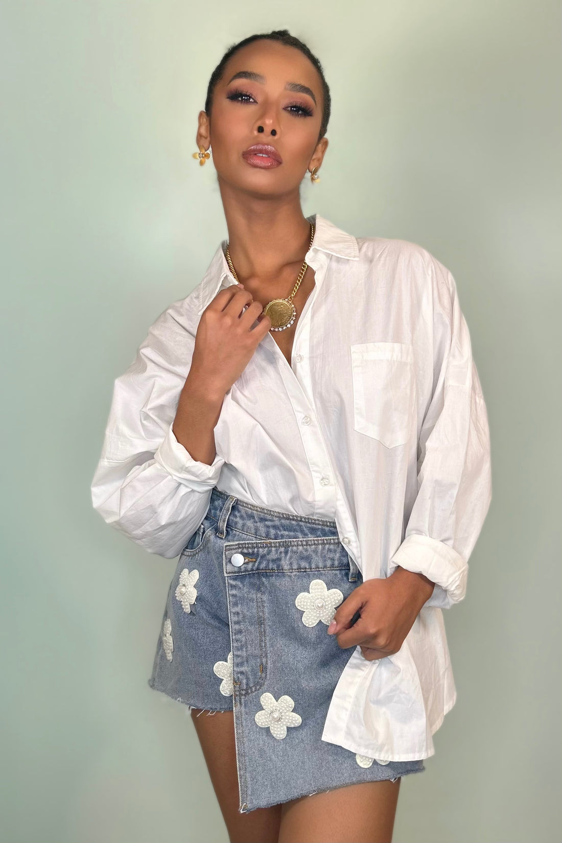 EVAN OVERSIZED TOP