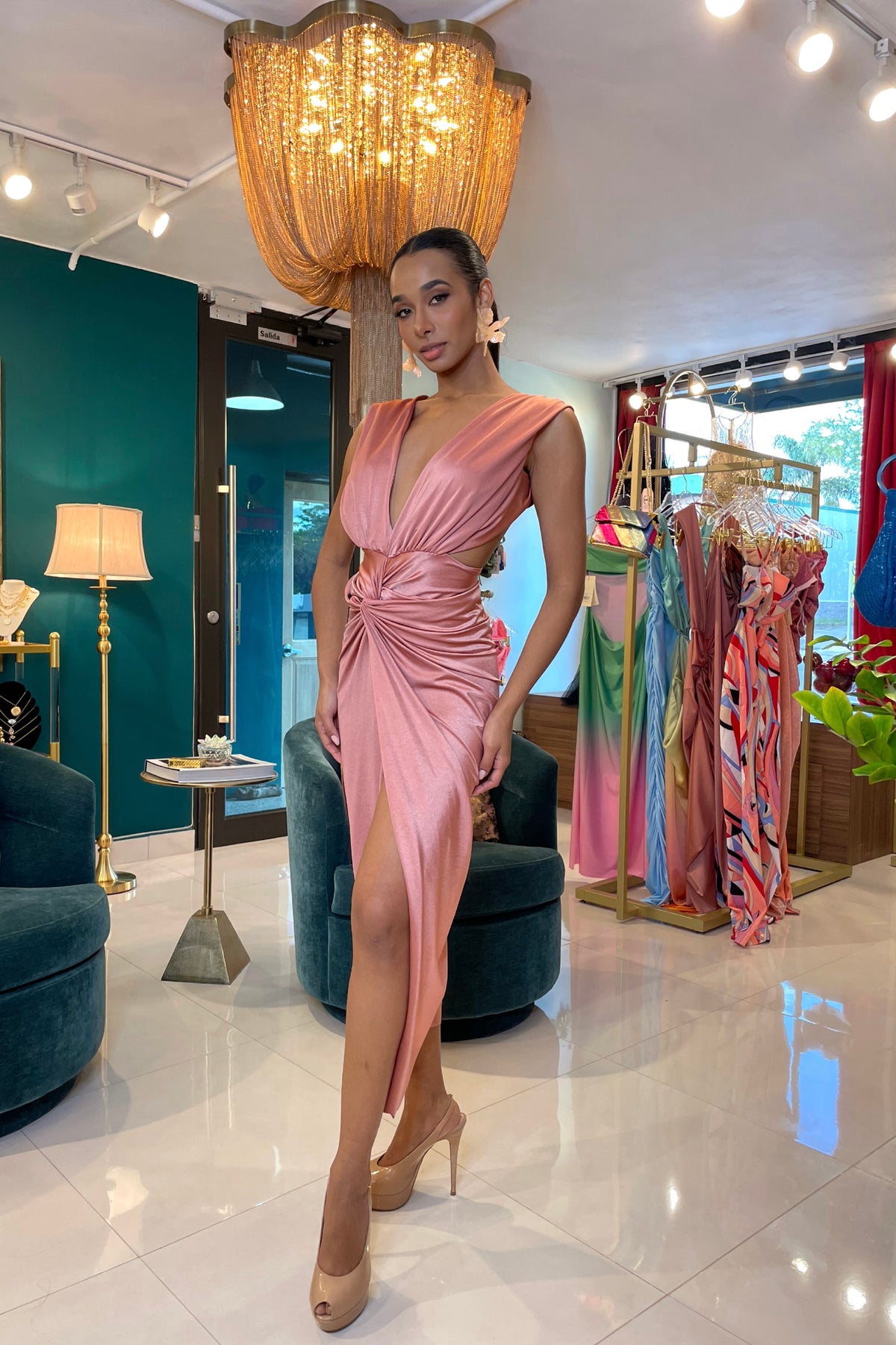 MIA DRESS BROWN SUGAR