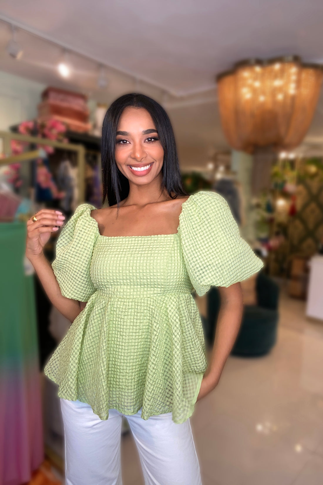 BABYDOLL APPLE GREEN
