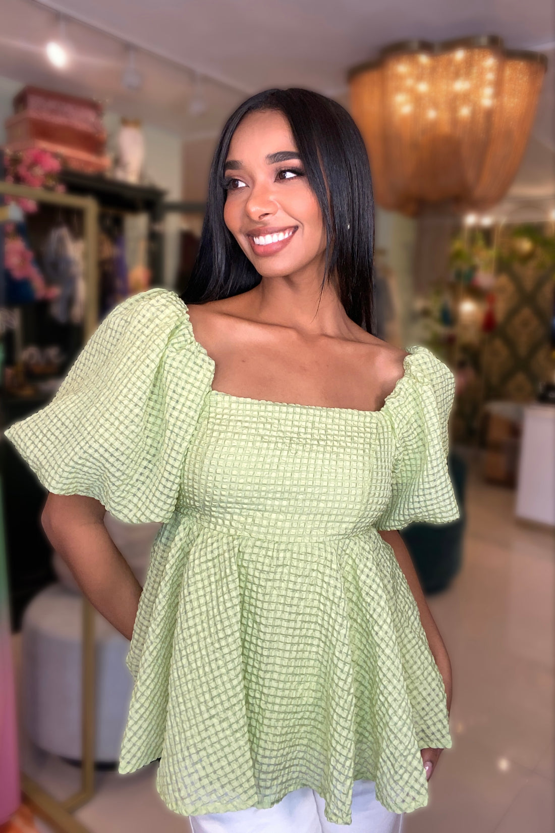 BABYDOLL APPLE GREEN