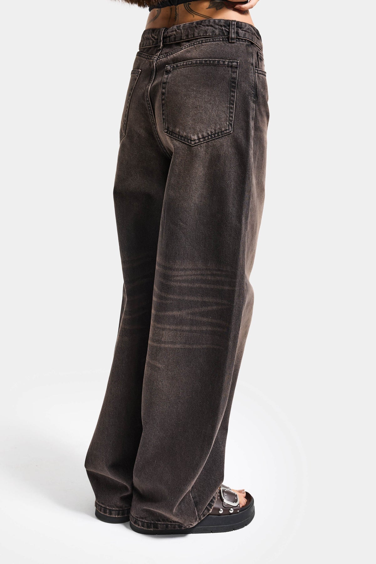 JORDI OPEN GREY WASH DENIM