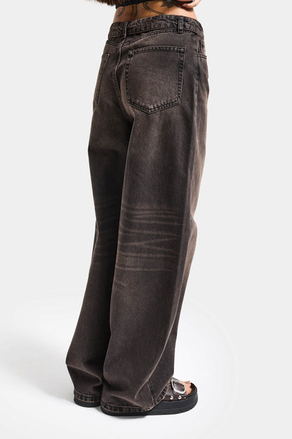 JORDI OPEN GREY WASH DENIM