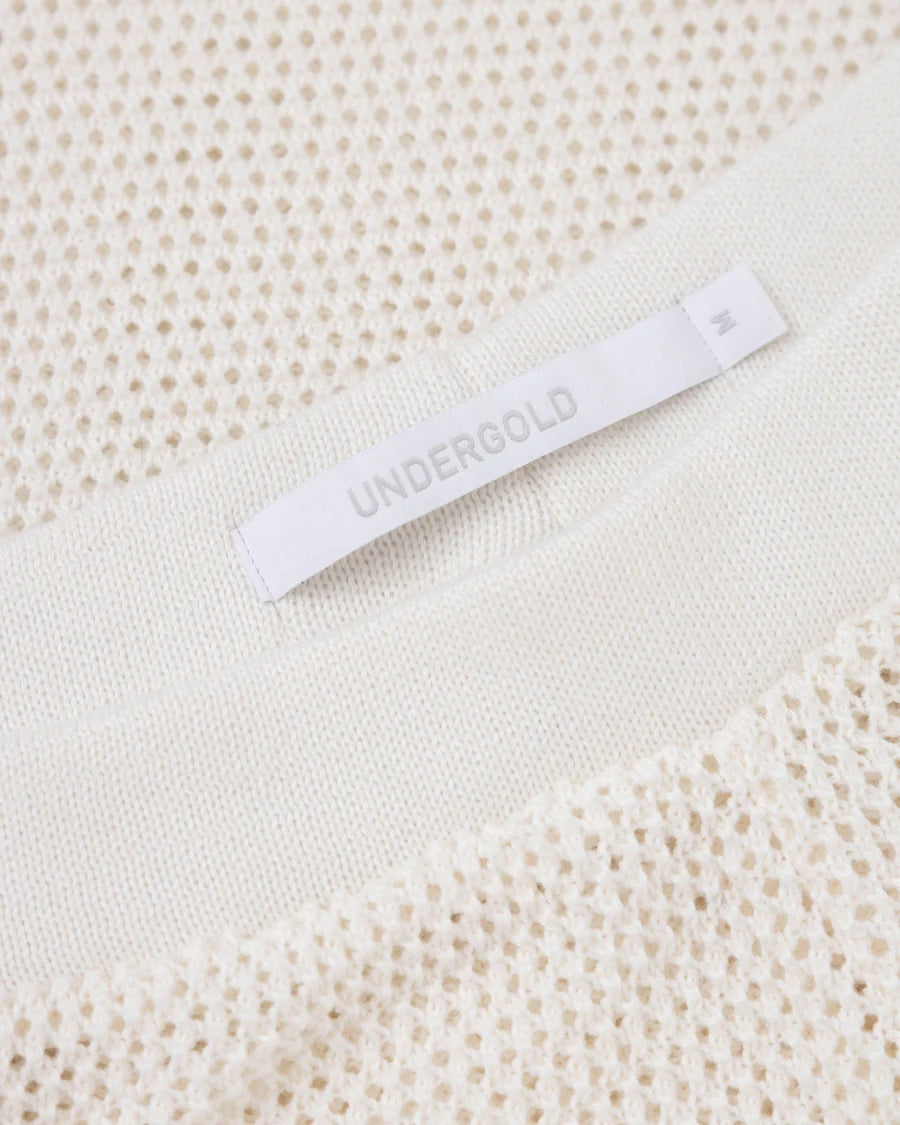 W BASIC KNIT STRAIGHTPANTS CREAM