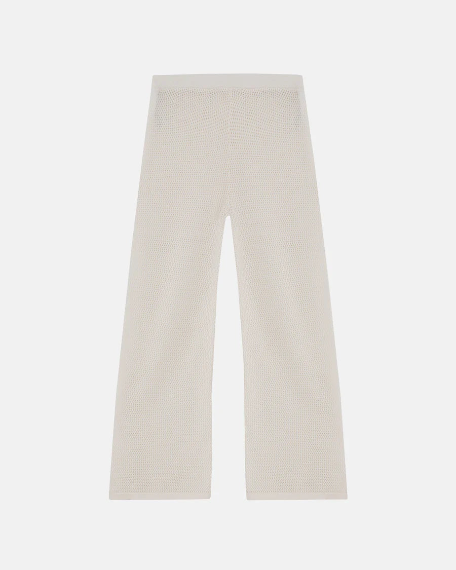 W BASIC KNIT STRAIGHTPANTS CREAM